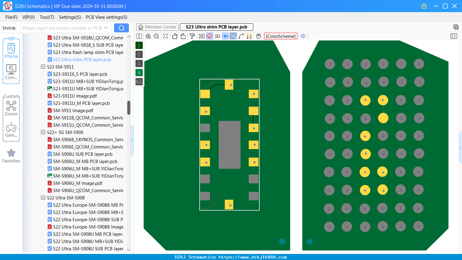 Samsung S23 Ultra Shim PCB Layer